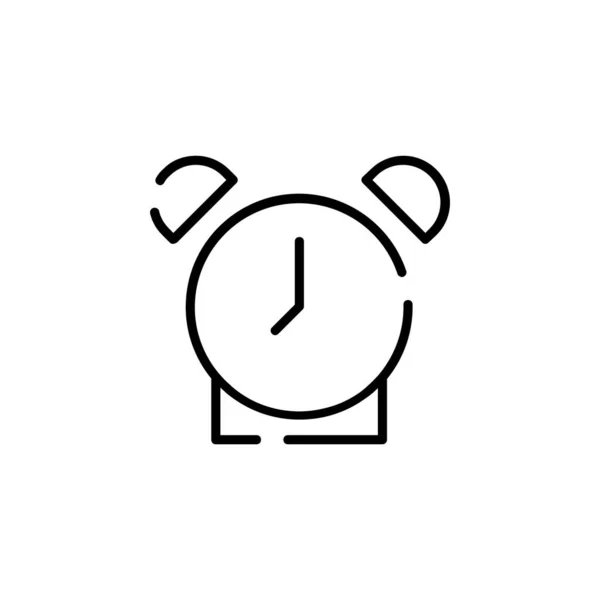 Alarm Timer Dotted Line Icon Vector Illustration Logo Template Suitable — Vector de stock