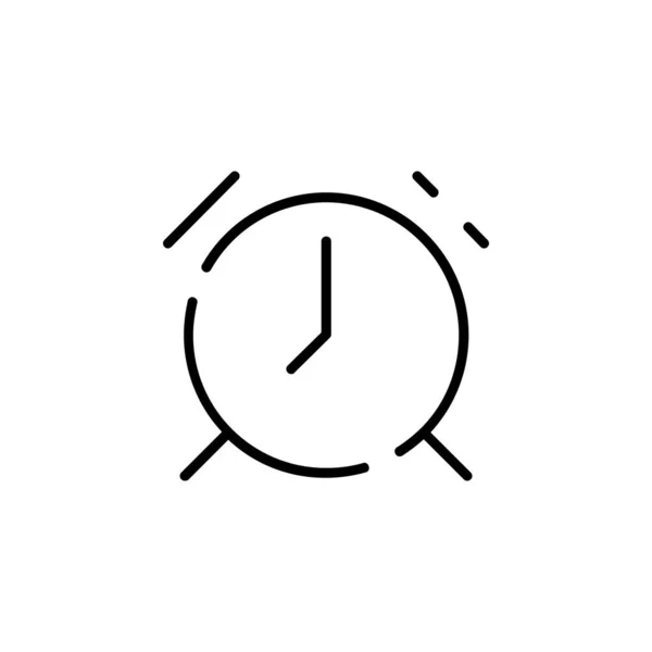 Alarm Timer Dotted Line Icon Vector Illustration Logo Template Suitable — ストックベクタ