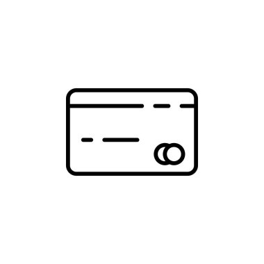 Credit Card, Payment Dotted Line Icon Vector Illustration Logo Template. Suitable For Many Purposes.