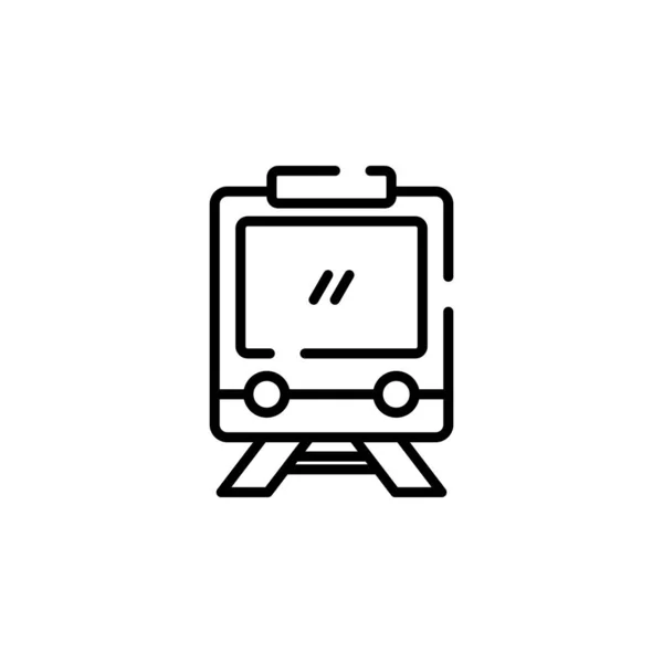 Modèle Logo Illustration Vectorielle Icône Ligne Pointillée Train Locomotive Transport Vecteur En Vente