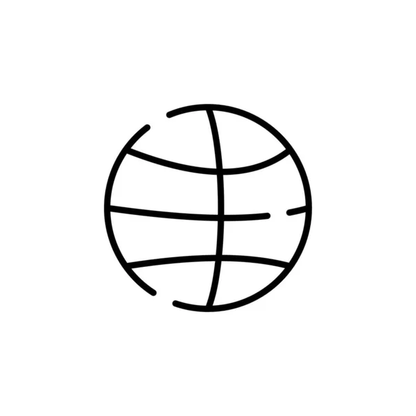 Volleyball Icon Vector Illustration Design — ストックベクタ