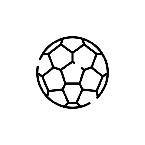 Football Vector Icon Illustration — Stock Vector