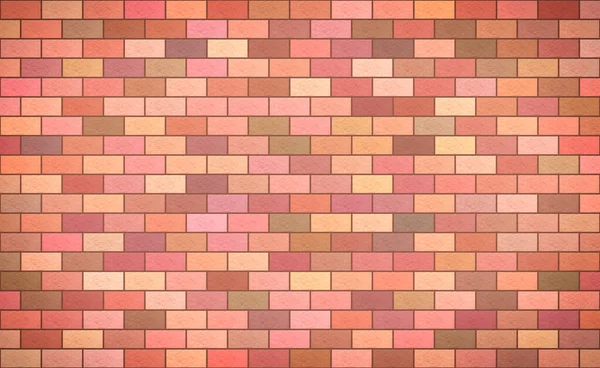 Eine Wand Aus Ziegeln Von Rosa Bis Braun Hintergrund Textur — Stockfoto