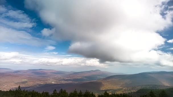 Timelapse of Catskill mountains — Stock video