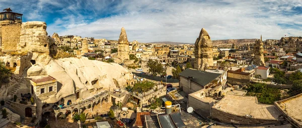 Vue Panoramique Goreme Turquie Goreme Est Connue Pour Ses Cheminées — Photo