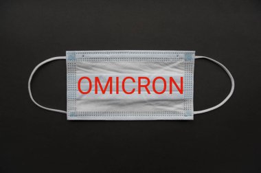 İzole Coronavirus veya COVID-19 tıbbi yüz maskesi