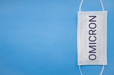 İzole Coronavirus veya COVID-19 tıbbi yüz maskesi