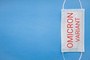 İzole Coronavirus veya COVID-19 tıbbi yüz maskesi