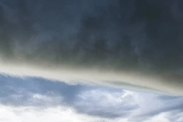 Úbočí Bouře Mrak Před Atmosférickou Frontou Předzvěstí Násilné Meteorologické Jevy — Stock fotografie