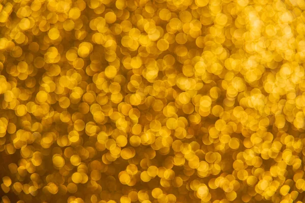 Texture Made Oval Yellow Objects Effect Obtained Photographing Glitter Surface — Stock Photo, Image