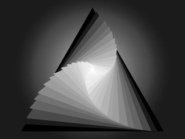 Illustration Object Created Result Series Operations Triangle Carried Out Graphics — Fotografia de Stock