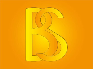 Geometrik şekillerin dönüşümü ile oluşturulan, B ve S harflerinden oluşan bir başlangıç.