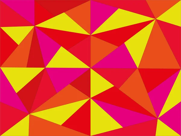 Векторная Графика Показывающая Многоцветную Текстуру Результате Масштабирования Вращения Раскрашивания Треугольников — стоковый вектор