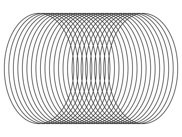 円を変換することによって作成された春の形のオブジェクトのベクトルグラフィック — ストックベクタ