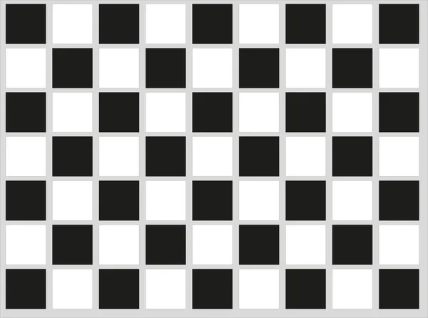 Vector Graphic Showing Pattern Created Placing Black White Squares — Stock Vector