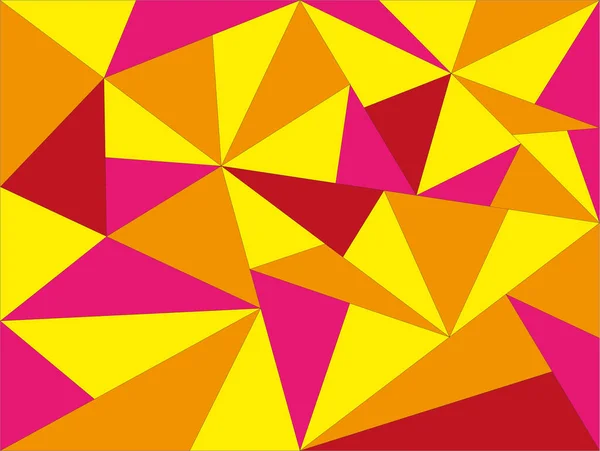 Vector Graphics Showing Texture Resulting Arrangement Transformation Triangles Gradient Applied — Image vectorielle