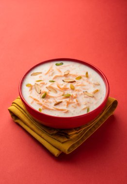 Havuç Kheer ya da payasam, Gajar ki Khir olarak da bilinir.
