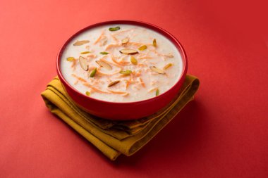 Havuç Kheer ya da payasam, Gajar ki Khir olarak da bilinir.