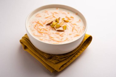 Havuç Kheer ya da payasam, Gajar ki Khir olarak da bilinir.