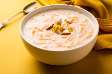 Havuç Kheer ya da payasam, Gajar ki Khir olarak da bilinir.