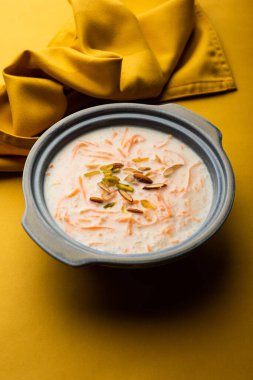 Havuç Kheer ya da payasam, Gajar ki Khir olarak da bilinir.