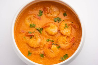 Kolambi Kalwan ya da Tikhle olarak da bilinen Goan Karidesleri ya da Karides Körisi ya da Zinga Masala