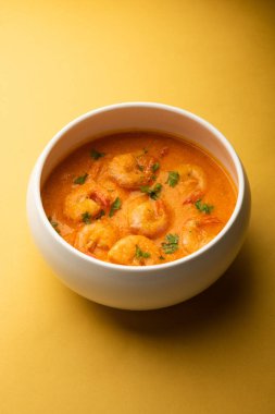 Kolambi Kalwan ya da Tikhle olarak da bilinen Goan Karidesleri ya da Karides Körisi ya da Zinga Masala