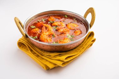 Kolambi Kalwan ya da Tikhle olarak da bilinen Goan Karidesleri ya da Karides Körisi ya da Zinga Masala