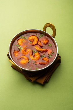 Kolambi Kalwan ya da Tikhle olarak da bilinen Goan Karidesleri ya da Karides Körisi ya da Zinga Masala