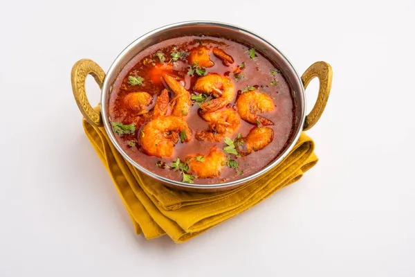 Kolambi Kalwan ya da Tikhle olarak da bilinen Goan Karidesleri ya da Karides Körisi ya da Zinga Masala