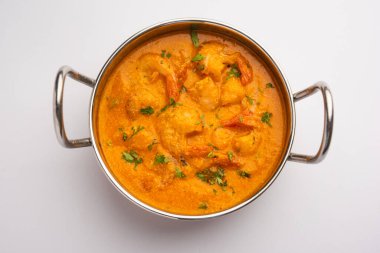 Kolambi Kalwan ya da Tikhle olarak da bilinen Goan Karidesleri ya da Karides Körisi ya da Zinga Masala