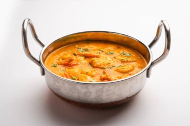 Kolambi Kalwan ya da Tikhle olarak da bilinen Goan Karidesleri ya da Karides Körisi ya da Zinga Masala