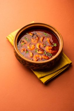 Kolambi Kalwan ya da Tikhle olarak da bilinen Goan Karidesleri ya da Karides Körisi ya da Zinga Masala