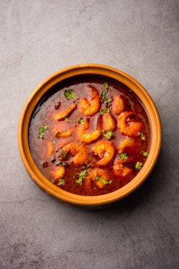 Kolambi Kalwan ya da Tikhle olarak da bilinen Goan Karidesleri ya da Karides Körisi ya da Zinga Masala