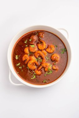 Kolambi Kalwan ya da Tikhle olarak da bilinen Goan Karidesleri ya da Karides Körisi ya da Zinga Masala