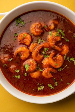 Kolambi Kalwan ya da Tikhle olarak da bilinen Goan Karidesleri ya da Karides Körisi ya da Zinga Masala