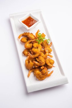 Karidesli börek veya karidesli bajji veya jheenga pakoda veya kolambi veya zinga pakora, Hint atıştırmalığı