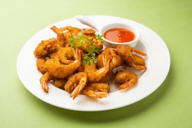 Karidesli börek veya karidesli bajji veya jheenga pakoda veya kolambi veya zinga pakora, Hint atıştırmalığı