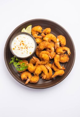 Karidesli börek veya karidesli bajji veya jheenga pakoda veya kolambi veya zinga pakora, Hint atıştırmalığı