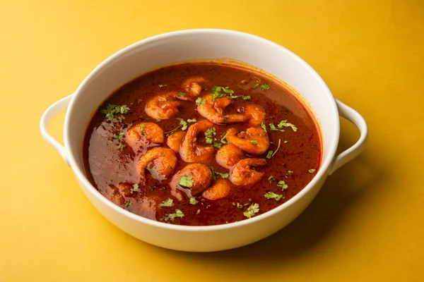 Kolambi Kalwan ya da Tikhle olarak da bilinen Goan Karidesleri ya da Karides Körisi ya da Zinga Masala