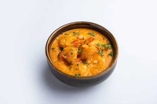 Crevettes Goan Curry Crevettes Zinga Masala Également Connu Sous Nom — Photo