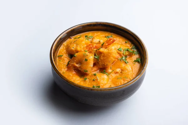 Crevettes Goan Curry Crevettes Zinga Masala Également Connu Sous Nom — Photo