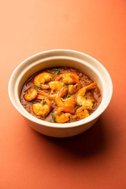 Kolambi Kalwan ya da Tikhle olarak da bilinen Goan Karidesleri ya da Karides Körisi ya da Zinga Masala