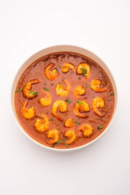 Kolambi Kalwan ya da Tikhle olarak da bilinen Goan Karidesleri ya da Karides Körisi ya da Zinga Masala