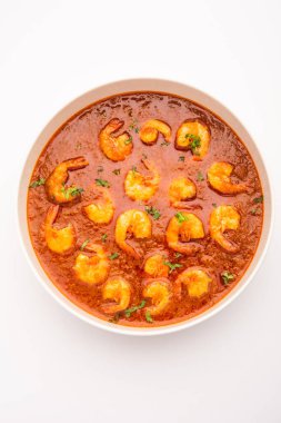 Kolambi Kalwan ya da Tikhle olarak da bilinen Goan Karidesleri ya da Karides Körisi ya da Zinga Masala