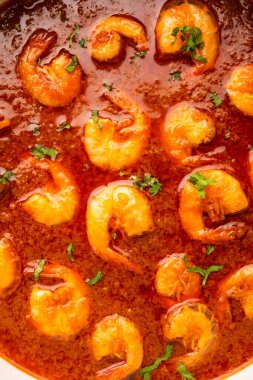 Kolambi Kalwan ya da Tikhle olarak da bilinen Goan Karidesleri ya da Karides Körisi ya da Zinga Masala