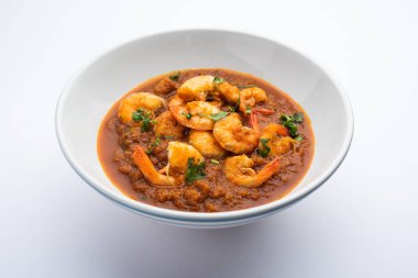 Kolambi Kalwan ya da Tikhle olarak da bilinen Goan Karidesleri ya da Karides Körisi ya da Zinga Masala