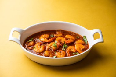 Kolambi Kalwan ya da Tikhle olarak da bilinen Goan Karidesleri ya da Karides Körisi ya da Zinga Masala