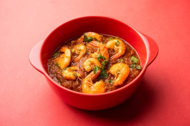 Kolambi Kalwan ya da Tikhle olarak da bilinen Goan Karidesleri ya da Karides Körisi ya da Zinga Masala