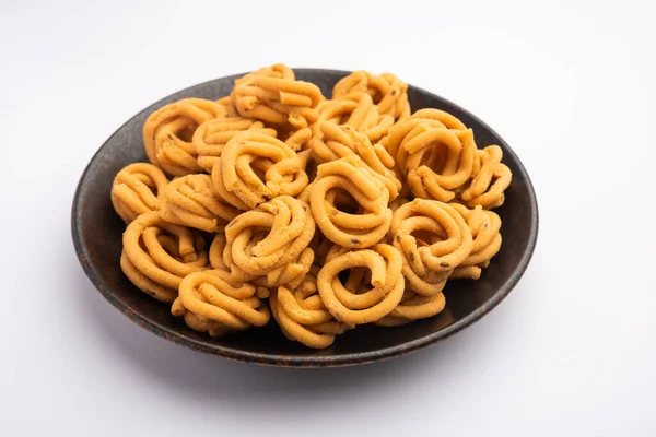Murukku Ook Bekend Als Chakli Zuid Indiase Traditionele Vegetarische Snack — Stockfoto